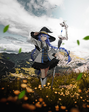 Mushoku tensei, cloud, sky, Anime , Anime , Roxy, Rudeus greyrat, Rudeus HD phone wallpaper