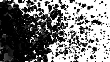 Black and White Abstract HD wallpaper