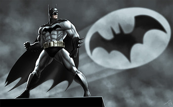 Classic Batman, batman, superheroes, artwork, digital-art, deviantart HD wallpaper