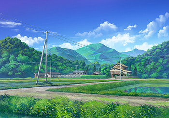 House, Landscape, Nature, Art HD wallpaper