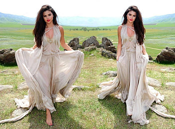 Selena Gomez, model, 2015, Selena, , singer, beautiful, Gomez, actress, dress HD wallpaper