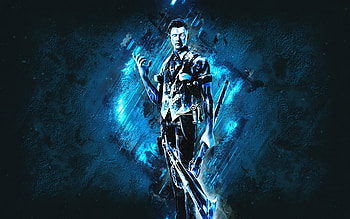 Fortnite Icebound Midas Skin, Fortnite, main characters, blue stone background, Icebound Midas, Fortnite skins, Icebound Midas Skin, Icebound Midas Fortnite, Fortnite characters HD wallpaper