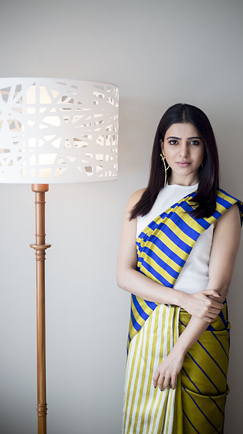 Samantha Akkineni, saree beauty, telugu actress HD phone wallpaper