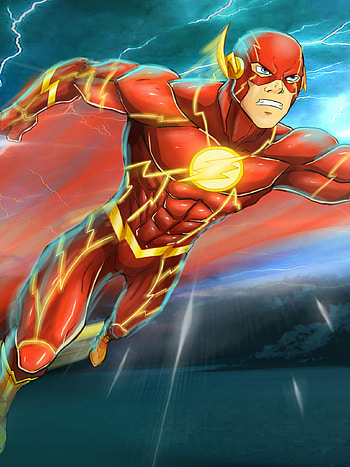 Barry Allen , Ethan Anderson, DC Comics, Superhero speed HD phone wallpaper