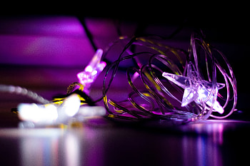 Shine, Light, Miscellanea, Miscellaneous, Glow, Garland, Star HD wallpaper