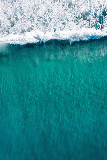 Nature, Water, Sea, View From Above, Wave HD phone wallpaper