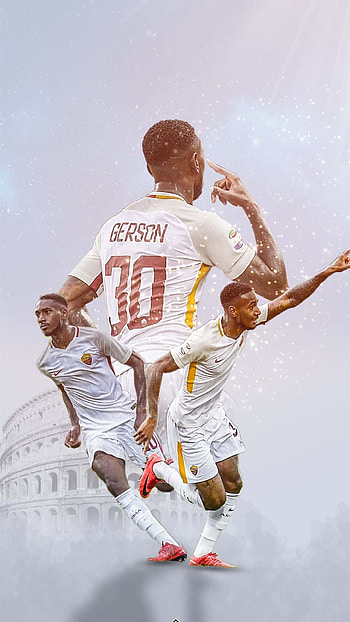 Gerson, AS Roma HD phone wallpaper