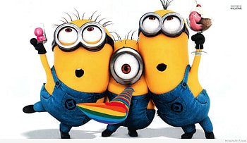 Cover funny minions HD wallpaper