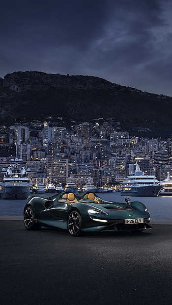 McLaren Elva, automotive lighting, sky HD phone wallpaper