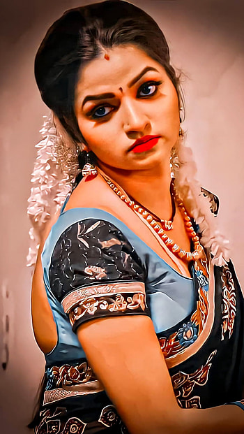 Nityaram, tamil actress HD phone wallpaper