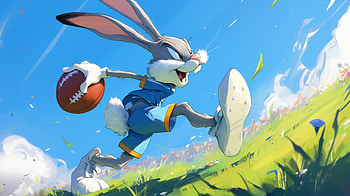 Bugs Bunny Football Adventure, Bugs Bunny HD wallpaper