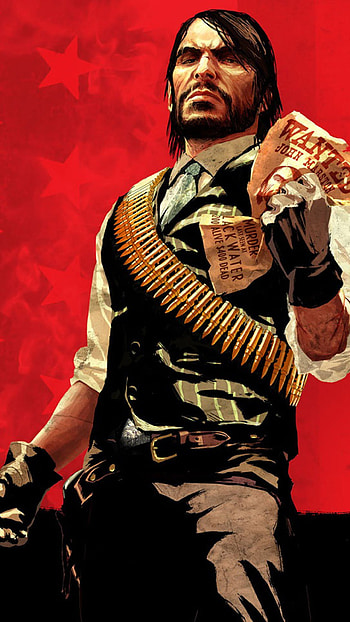 John Marston, 75 , Gaming art, High-quality HD phone wallpaper