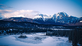 Nature, Trees, Mountains, Snow, Forest, Snow Covered, Snowbound HD wallpaper