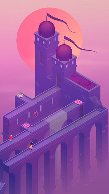 Monument Valley 2 screenshot, Immersive gaming experience, Captivating visuals, Artistic vision HD phone wallpaper