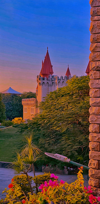 EHIS INDORE CASTLE, asthitic, sky, nature, , biome, , best, anime HD phone wallpaper