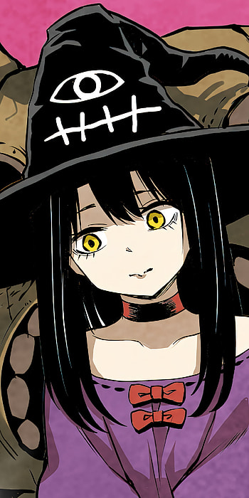 Mieruko-chan, miko, school, club, mieruko, witch, girl, anime, mieruku, monster HD phone wallpaper