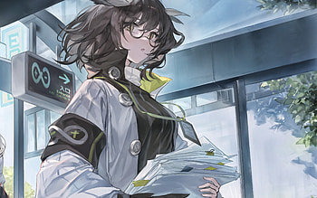 Silence, , ArKnights, manga, protagonist, ArKnights characters, Silence ArKnights HD wallpaper