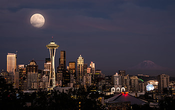 Seattle Space Needle HD wallpaper