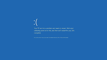 screen of death sad smile windows 8 blue minimalism inscription HD wallpaper