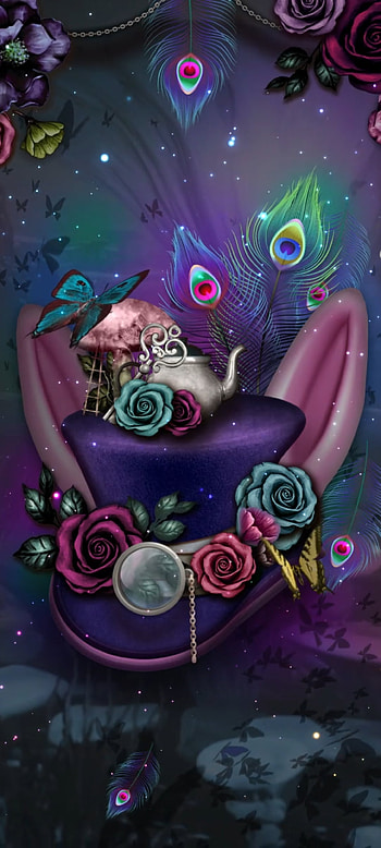 Hatteras mysterious, aqua, magenta, premium, Rabbit, World, pancock HD phone wallpaper