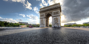 Arc de Triomphe, High-quality , Stunning visuals, Impressive structure HD wallpaper
