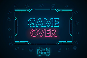 Game Over, Pixelated graphics, Classic gaming, Retro vibes HD wallpaper