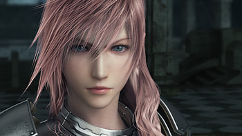 Lightning Farron, final fantasy, long hair, armor, farron, xiii-2, lightning, pink, claire, video game HD wallpaper