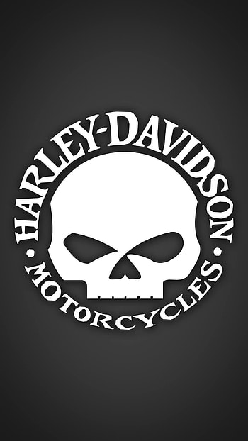 Skull, Harley-Davidson Logo HD phone wallpaper