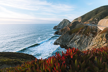 Syenic View Of Ocean During Daytime , ocean, nature HD wallpaper