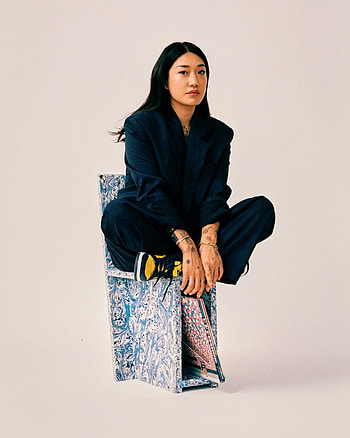 Peggy Gou, Street trash furniture, Innovative concept, Creative artist HD phone wallpaper