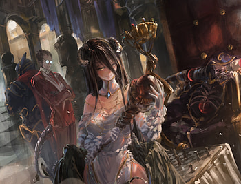 Overlord, anime, party, art HD wallpaper