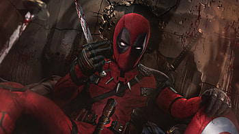Deadpool Domination, deadpool, superheroes, artwork, artist, deviantart HD wallpaper
