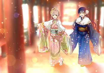 Kotori Minami & Umi Sonoda, Umi Sonoda, Kotori Minami, Anime, Love Live! HD wallpaper