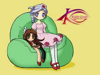 kid, kiddy grade, girls, anime HD wallpaper