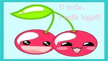 Cherry, cute, friendly, smile HD wallpaper