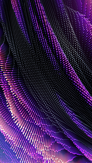 Purple, neon, small bars, abstract HD phone wallpaper