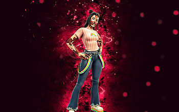 Joy, , purple neon lights, Fortnite Battle Royale, Fortnite characters, Joy Skin, Fortnite, Joy Fortnite HD wallpaper