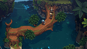 Enchanting Pixel-Art Forest Scene - Sea of Stars, video game, Sea of Stars HD wallpaper
