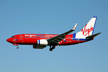 Virgin Blue Airlines (Travels), Fundraising success, Partnership with Virgin Group, Financial stability HD wallpaper