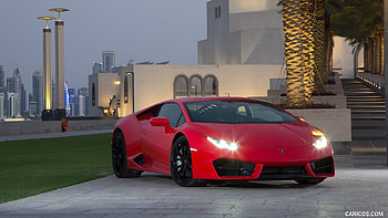 2017 Lamborghini Huracan LP 580-2, Car, Sports, Huracan, Red, Lamborghini, LP 580-2 HD wallpaper