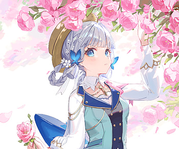 Kamisato Ayaka, Kamisato Ayaka (Genshin Impact), video game, Genshin Impact HD wallpaper