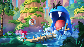 Yoshis Island Remastered Concept Art, artist, artwork, artstation HD wallpaper
