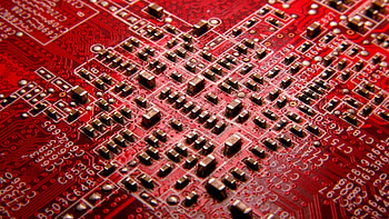 General hardware red circuit boards PCB resistor HD wallpaper