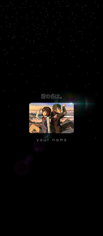 Your name, Anime, Love, Stars, Black HD phone wallpaper