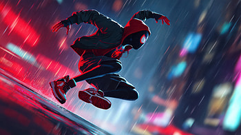 The Unstoppable Force Miles Morales, spiderman, miles-morales, superheroes, artwork, art, digital-art, ai HD wallpaper