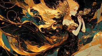 Princess fish, anime girl, mermaid, Anime Art, AI Art HD wallpaper