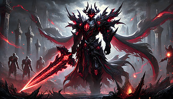 Solo leveling Igris, dark armor HD wallpaper