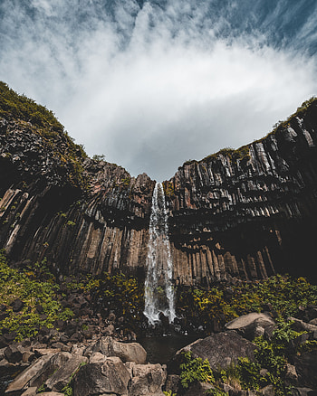 Landscape, Nature, Water, Waterfall, Break, Precipice, Stone HD phone wallpaper