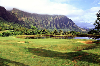 Quiet golf course PC and Mac HD wallpaper