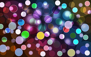 Abstract, Glare, Circles, Multicolored, Motley, Lots Of, Multitude HD wallpaper